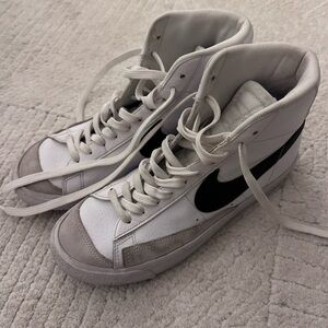 Nike White Canvas Sneakers